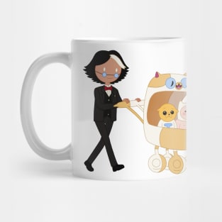 Simon, baby Finn and baby Jake Mug